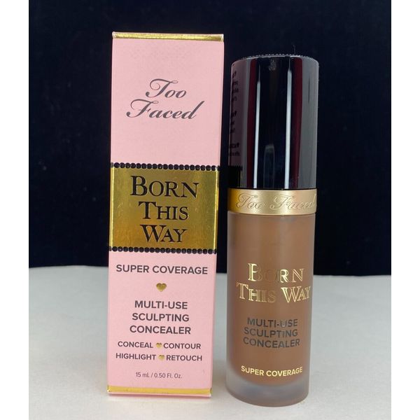 Too Faced  Concealer Born This Way Super Coverage Sable 0.5oz NIB