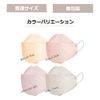 nishikin Brilliant Makeup Mask 3D 3D Beige Clean Face Line 28 Sheets 4 Colors x 7 Sheets 01