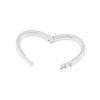 Large Sterling Silver Oval Shortener Pearl Enhancer Push Click Clasp