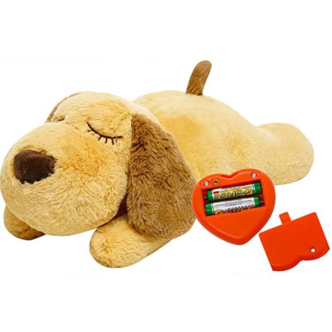 Pet Heartbeat Puppy Behavioral Training Dog Plush Pet Comfortable