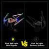 LocoLee Updated Light Kit Compatible with Lego TIE Interceptor (No Models Only Light) Creative Lighting Set Accessories Compatible with Lego 75382 TIE Interceptor Set (Standard Version Light Kit)