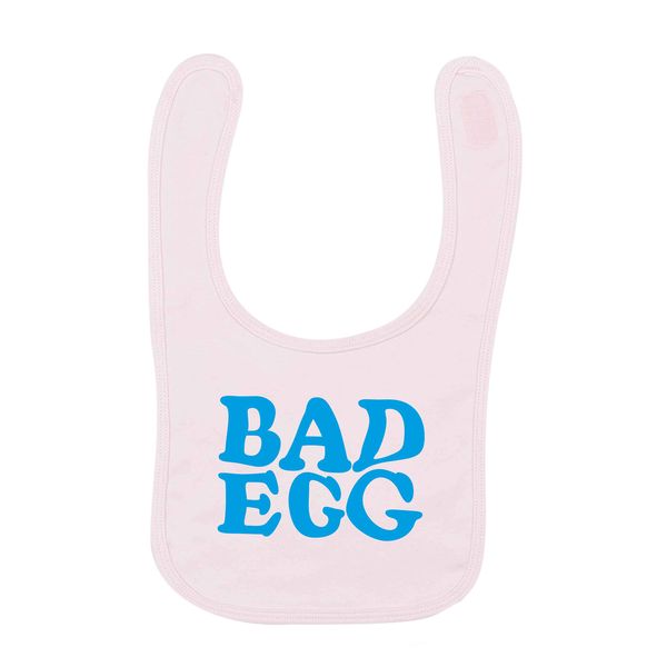 Flox Creative Baby Pink Bib Bad Egg