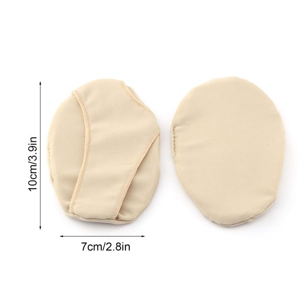 yosoo 2 Gelkissen für Mittelfußknochen, Fuß-Gel Vorfuß Unterstützung Schmerzlinderung Wunden Absorber Kissen Innensohle entzündeten Fußballen Pad & Fuß Spacer Ball von Fuß Pad Zehen Orthopädische