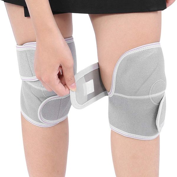 ZJchao Heating Knee Pad, Heated Knee Brace Wrap Support Heat Wrap with Massage Relieve Muscle Soreness and Cramps, Vibration Knee Massager for Knee Pain Relief and Arthritis Used on Thighs Arms