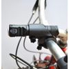 Compact LED Bicycle headlight Bike flashlight Battery, Charger, Mount, Gift Case