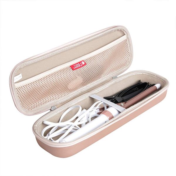 Hermitshell Hard Travel Case for Conair Double Ceramic Curling Iron 0.5 Inch / 0.75 Inch / 1 Inch / 1.25 Inch / 1.5 Inch Curling Iron (Rose Gold)