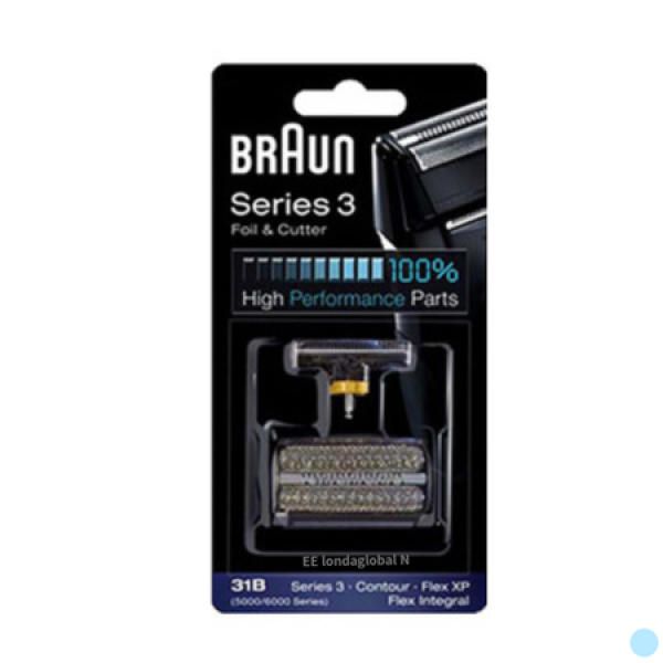 Braun Electric Shaver Series 3 Razor Blade Mesh Replacement Black_MC