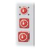Blue Sea Systems 6010 m-Series Battery Switch Dual Circuit, Red