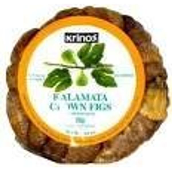 Figs ~ Krinos Kalamata Crown Figs "New Crop" From Greece 14oz (Pack of 12)