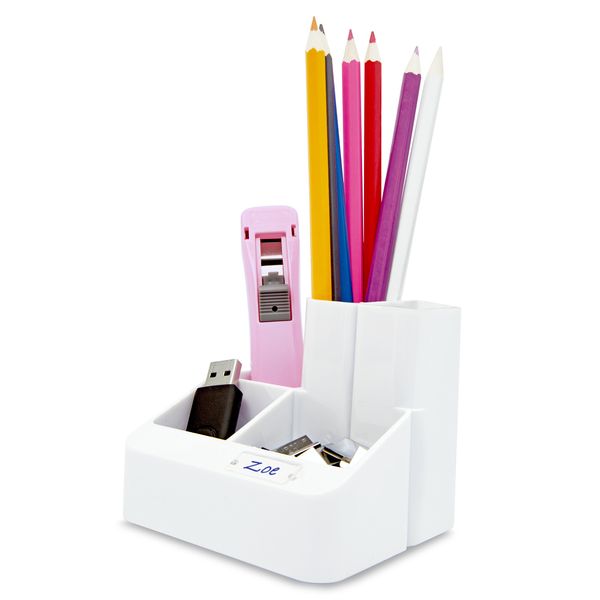 Rapesco 1401 Desk Tidy Organiser, White