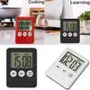 3 Button Digital LCD Kitchen Cooking Timer Countdown Up Clock Alarm Magnetic Reminder