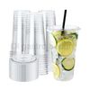 400 flache smoothiedeckel mit Schlitz 95mm PET transparent