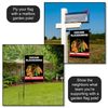 Chicago Blackhawks Black Double Sided Garden Flag