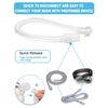 Replacement Set for P10 Series, Includes Headgear, Frame, Tube, Clips in One Pack, Snug Fit & Durable Replacement