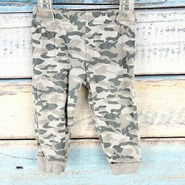 Camouflage Pants Child Of Mine Made By Carter 6-9 M 100% Cotton USA Seller