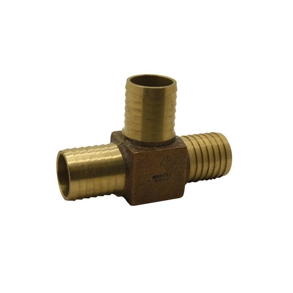 Thrifco 6522132 1 inch Brass Insert Tee