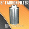 6 INCH INLINE HYDROPONIC AIR CARBON FILTER ODOR CONTROL