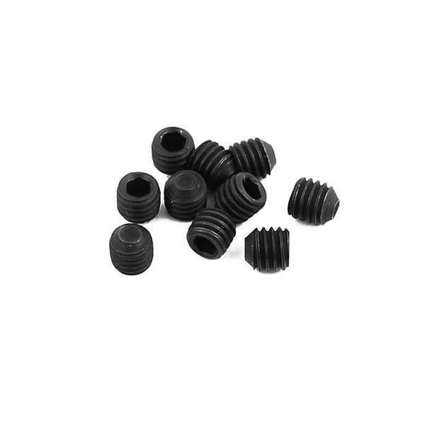 uxcell 02099 Model M3x3 mm Hex Socket Grub Screw Hex Socket Grub Screw Pack of 10