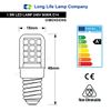 2 Pack SMD LED Fridge Bulb E14 Cool White 1.5w 240v Also Replacement for Sewing Machine Lamp