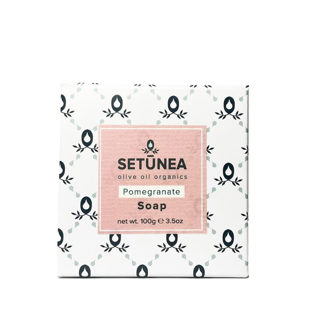 Setunea Organic Olive Oil and Pomegranate Soap Bar 2 x 100g