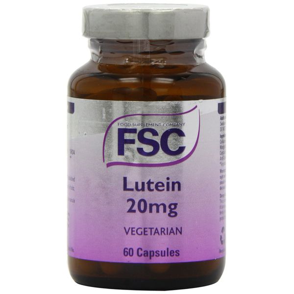 FSC 20mg Lutein - Pack of 60 Capsules