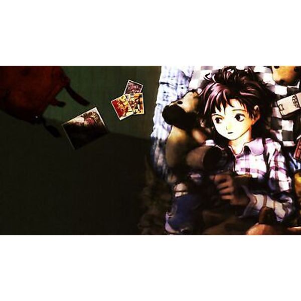 Anime girls serial experiments lain iwakura plush toy Playmat Game Mat Desk