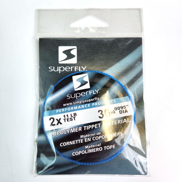Superfly Copolymer Tippet Material - 2X 11lb - 30 meter spool