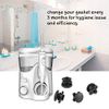 6 Pieces Replacement Part Reservoir Tank Valve Rubber Gasket for Water Flossers, Washer Reservoir Plug Compatible With Waterpik WP100, WP900, WP112, WP250, WP300, Ultra, Nano, Traveler, VAVA, H2o