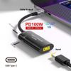 NFHK Rectangle Power Thinpad X1 Input to 100W Dual Type C USB-C and Type-A Output PD Emulator Trigger Charge Cable