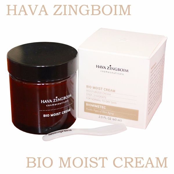 Hava Zingboim Bio Moist Cream Anti Aging Skin Face Moisturaizer Sebum 2oz 60ml