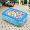 LARGE Inflatable Pool Above Ground Swimming Pool for Kiddie 20"X44"X20"