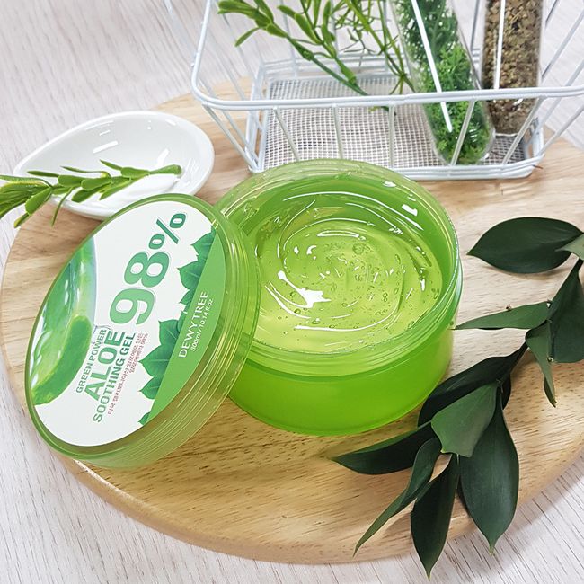 [Dewytree] Green Power Aloe Soothing Gel 300ml Aloe Vera Moisturizing Skin Soothing