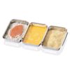 Küchenprofi Stainless Steel Breading Set, No Mess Linking, Overlapping Breading Trays, Set of 3