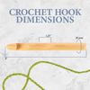 JubileeYarn Jumbo Birch Crochet Hook - US S (20mm)