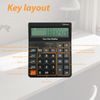 Talking Desk Calculator for Low Vision,Basic Desktop Calculators with Big Buttons 2 Line Display,4 Function Simple Calculator for Weak Sight & Visual Impaired