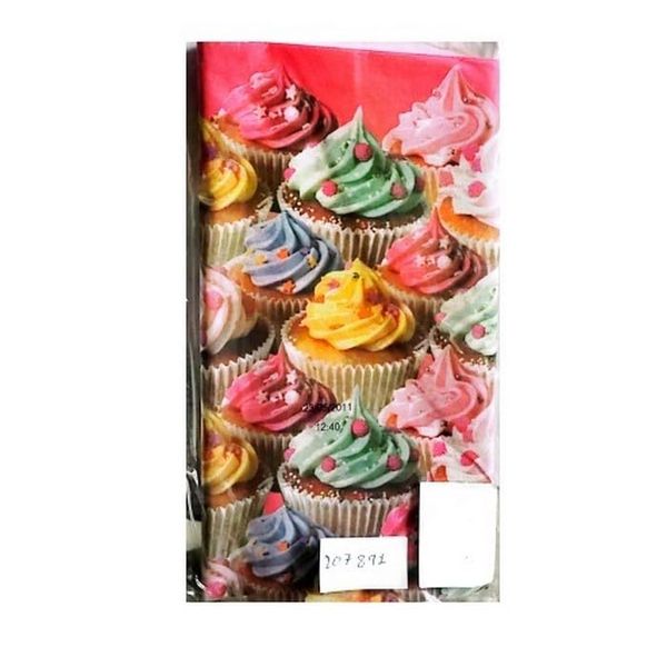 amscan Cupcake Party Table Cover (One Size) (Multicoloured)
