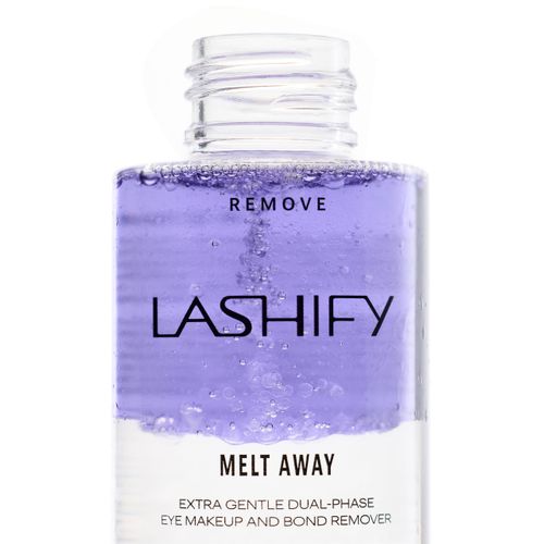 Lashify Melt Away Extra Gentle Dual-Phase Eye Makeup and Bond Remover, 80ml bottle
