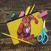 GRAPHICS & MORE The Flash Character Pencil Pen Organizer Zipper Pouch Case