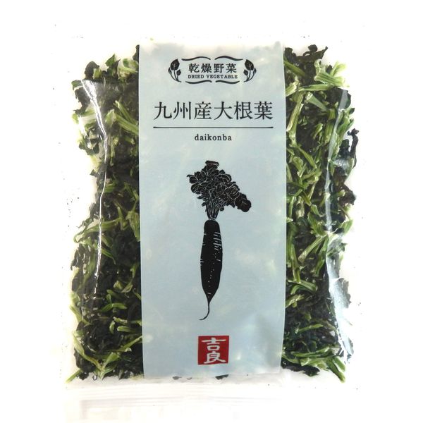 Kira-Shokuhin Dried Vegetables, Japanese Radish Leaves Grown in Kyushu, 1.4 oz (40 g) x 5 Bags