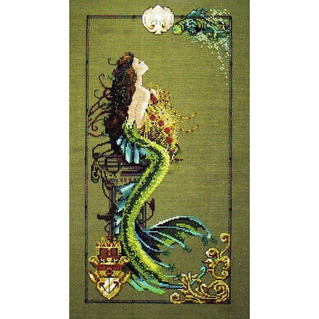 Mirabilia Cross Stitch Pattern Nora Corbett MERMAID OF ATLANTIS