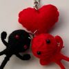 Voodoo String Doll Keychain, Design T63