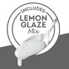 Krusteaz Meyer Lemon Pound Cake and Glaze Mix, 16.5 Oz Box No Artificial Flavors