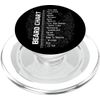 Beard Measurement Chart Length Growth PopSockets PopGrip for MagSafe