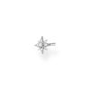 Thomas Sabo Single Stud Earrings Star 925 Sterling Silver H2144, Sterling Silver, Not applicable
