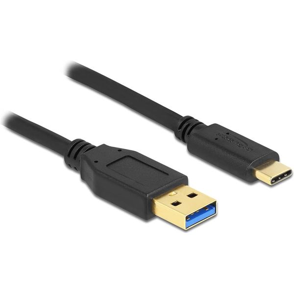 Delock SuperSpeed USB (USB 3.2 Gen 1) Kabel Typ-A zu USB Type-C™ 2 m