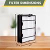 Holmes HAPF600 Compatible True HEPA Air Allergy Filter Replacement, 4 Filters
