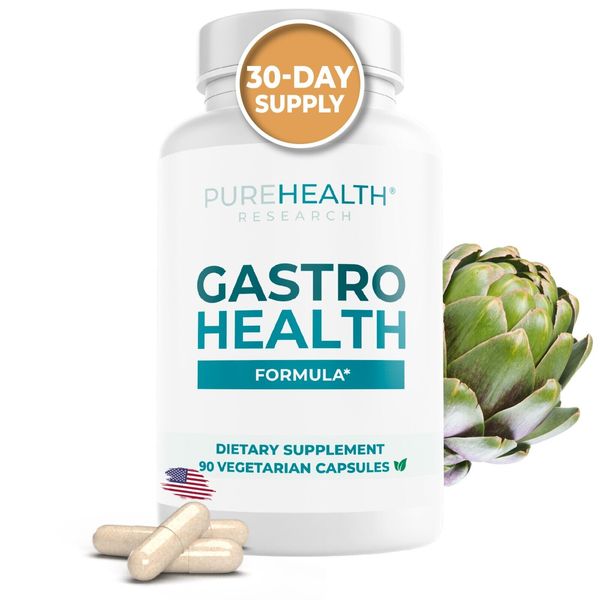 Indigestion & Heartburn Relief with Gastro Health Formula by PureHealth Research