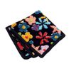 Faylor Rainbow Blossom Hand Towel, Black