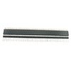 KKHMF 20PCS Single 40 Pin Male+Female Straight Pin Header for PCB 2.54 mm