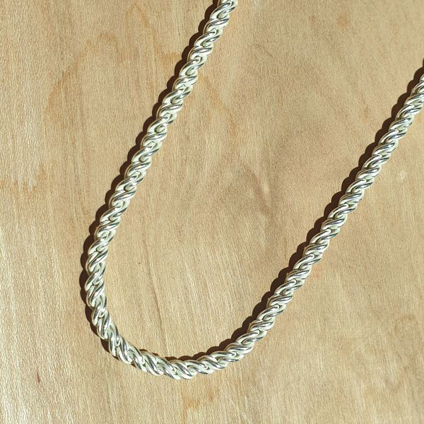 Sirius Silver Chain Bold Long Silver Necklace